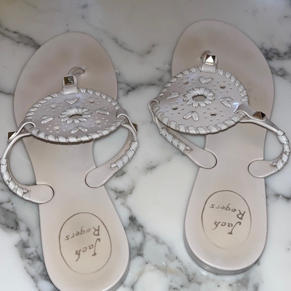 Jack Rogers jelly shoes-white size 7 - Picture 6 of 10